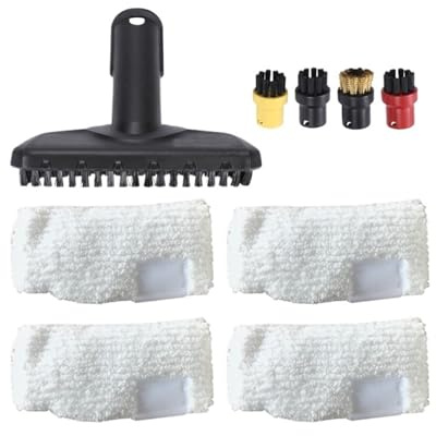 Paño de microfibra for fregona, compatible con Karcher Easyfix SC2 SC3 SC4 SC5 CTK10 CTK20, repuestos for aspiradora vapor mano Magic(9 pcs)