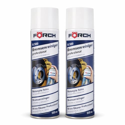 FORCH Limpia Frenos Profesional en Spray – R500 500 ml – Desengrasante Potente, Secado Rápido, Sin Residuos para Discos, Pastillas y Componentes Mecánicos (2)