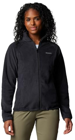 Columbia Womens Benton Springs Full Zip Fleece Jacket, Black, 3X