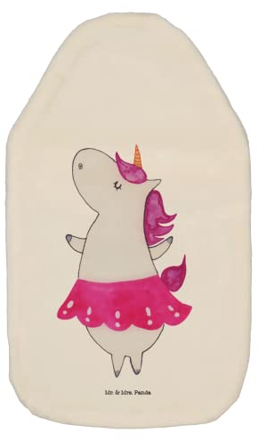 Mr. & Mrs. Panda Wärmflasche Einhorn Ballerina - Geschenk, Tänzerin, Kinderwärmflasche, Spaß, Kleine Wärmflasche, Körnerkissen, Einhörner, Unicorn,