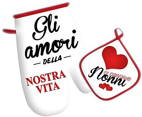 Guantone+Presina Personalizzato Ci Chiamano Nonni Idea Regalo per i Nonni (Nonni)