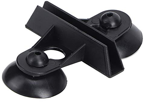 Naroote 40PCS Aquarium Trennclip, Schwarz, PVC, Aquariumtrenner, Fisch, Innenbereich