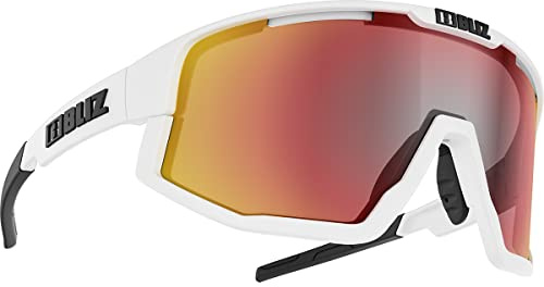 Bliz Damen, Herren Sonnenbrille Fusion matt White-Smoke with red Multi Einheitsgröße