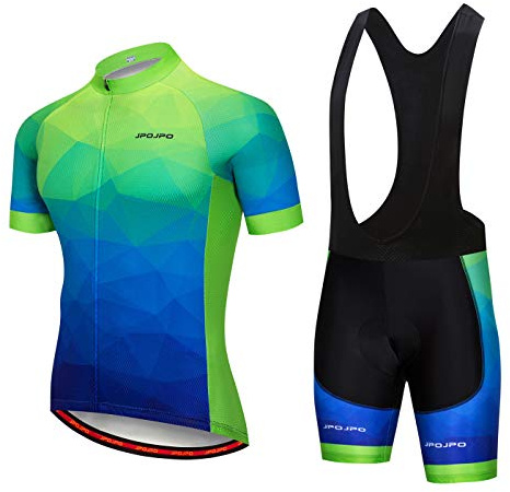 Hotlion Herren-Radtrikot-Set Sommer-Radbekleidung Profi-Team-Fahrradbekleidung Straßenrad-Outfits Fahrrad-Kit für Herren, M