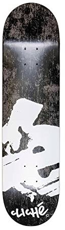 Skateboard Deck Europe RHM, 8.0 x 31.56, Schwarz