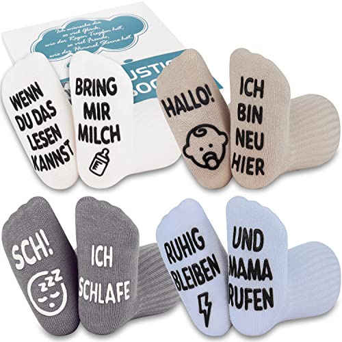Belloxis Baby Socken 0-12 Monate Geschenk Junge Mädchen Neugeborene | Neugeborenen Geschenk • Baby Geschenk Junge • Baby Geschenk Mädchen • 0-12 Monate