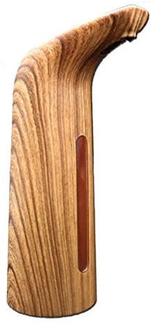 NICHANGHUA 400ML Automatic Soap Dispenser Hands-Free Non-Contact Disinfectant Bathroom Dispenser Sensor Kitchen Liquid Soap Dispenser (Color : Red Peach Wood Grain)