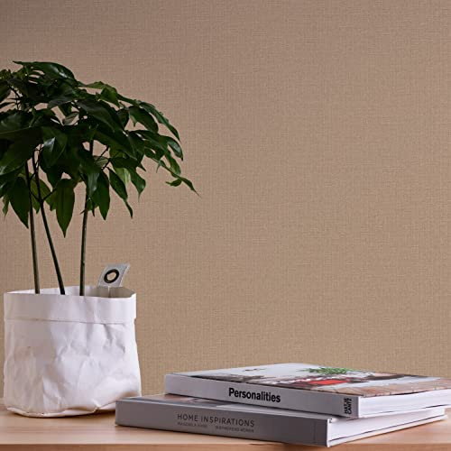 A.S. Création 387443 Nara Papier peint intissé uni Beige Marron 10,05 x 0,53 m