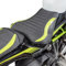 Motorrad Leder Solo Sitz Vorne Fahrer Sitzkissen Sattel Sitzbezug Sitzbank Kompatibel mit Z900 Z 900 2017 2018 2019 2020 2021 2022 2023 2024, Hellgrün