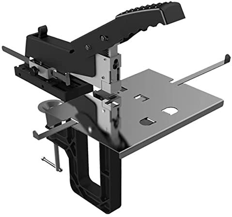 Tischhefter, Hochleistungshefter, Rückenheftung und Parallelheftung 2 in 1, Bindestärke 60 Blatt, für Büro und Zuhause, Schwarz