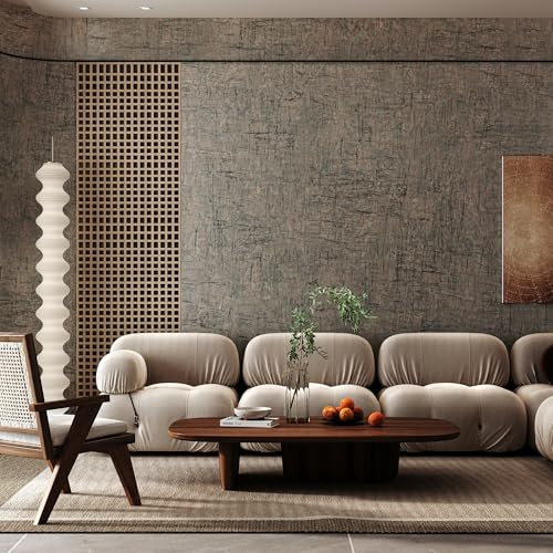 JSEVEM 60CM×9M Braun Grau Marmor Tapete Selbstklebend Klebefolie Folie Möbel Selbstklebende Glatt Möbel Klebefolie Steinoptik Marmoroptik Klebetapete Möbelaufkleber Wohnzimmer Badezimmer Wand