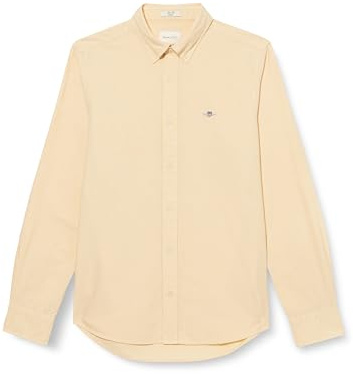 Slim Oxford skjorta, bränt vete, XXL