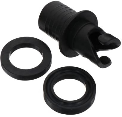 Yardwe 1stück Multifunktionaler Boot Luftventiladapter Für Schlauchboote Und Stand up Boards Für Hand Und Fußpumpen Schwarz
