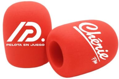 Confezione da 2 protezioni antivento in schiuma per microfoni personalizzati, logo personalizzato per microfono a mano, coperture in schiuma, con logo stampato per interviste TV, trasmissioni,