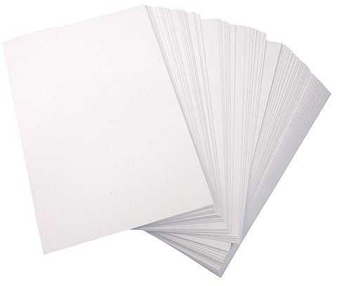 CAXUSD 50stücke Doppelseitiges -fotopapier Druckpapier Für Tintenstrahl Und Laserdrucker Für Grußkarten Und Broschüren Weiß