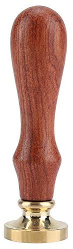 KOSDFOGE Wachssiegelstempel, Retro-Holzstempel, 1 Stück, Retro-Holz-Siegelwachsstäbchen, klassischer Siegelstempel für Hochzeitseinladungskarten, Umschläge, Grußkarten usw (Miscellaneous F: 203)