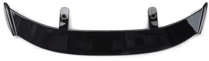 Spoiler Hinten 130CM Universal Fit Meistens Fahrzeug ABS Schwarz Carbon Weiß Zubehör Teile Fließheck SUV Autos Hinten Dach Stamm Deckel Spoiler Flügel Auto Schwanz Spoiler Flügel(Glossy Black)