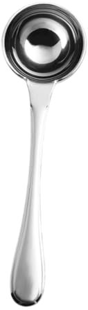 BATHVEVE 1 Pièce Cuillère Doseuse Acier Inoxydable pour Café Lait Poudre et Aliments Pratique avec Long Manche Facile à Nettoyer et Résistante