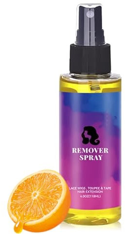 Hair Extension Tape Remover - Gentle Lace Glue Adhesive Remover for Hair Replacement Lace Front Wig 118ml