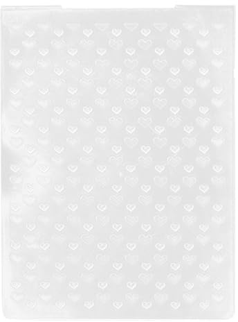 Haiki Heart Background Embossing Folder Design Paper Cutting Dies Scrapbooking