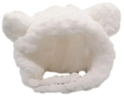 Sghtil Chapeau pour animaux de compagnie - Chapeau d'ours pour chat - Marron respirant pour animaux de compagnie - Bonnet chaud d'hiver pour chats, chiots de petite et moyenne taille