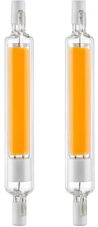 Hsientpe R7S LED 118mm Dimmbar 20W (Ersatz für 200W Halogen), LED Lampe mit 2000LM 3000K Warmweiß für Deckenfluter, 360° Flackerfreies Licht, R7S Glühbirne 2er Pack