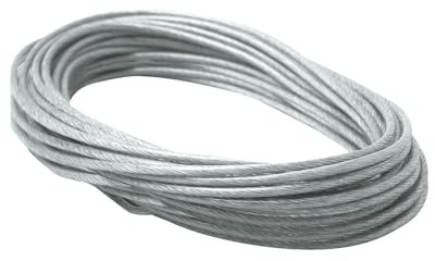 Paulmann 979047 Seilsytem Spannseil 12m 6qmm Klar isoliert Deckenschiene Kupfer, Kunststoff