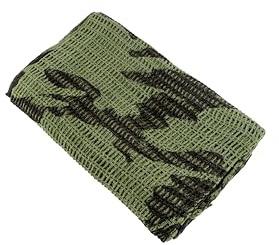 Web-tex - Netzschal mit Gitterstruktur - 1 x 1 Meter - Tarnmuster