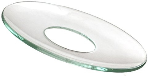 Biedermann & Sons Plain Glass Candle Wax Bobeches, Clear, 2.75 Inch - Set of 2