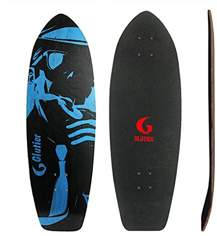 Surfskate Deck GLUTIER Surf Skate Mafia Blue 31
