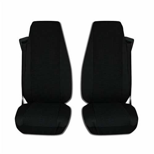 TEXMAR LKW Sitzbezüge schwarz Lux Stoff 2 Stück