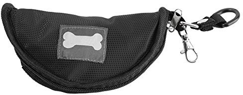 Fdit Cuenco para Perros Cuenco de Agua Platopara Perros Plegable Impermeables Alimentos Portátil para Gato Aire Libre(Negro)