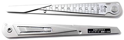 Shinwa 62603 Taper Gauge mit Koffer und Clip von tyzacktools