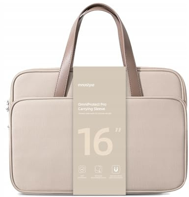 Innostyle Laptoptasche 15.6 16 Zoll Laptop Tasche Laptophülle Macbook Hülle Wasserdich Kompatibel mit MacBook Pro Air HP ProBook Dell XPS Yoga Surface Pro ASUS