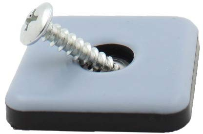 Teflon-Möbelgleiter zum Einschrauben, quadratisch, 30 mm, 4 Stück Lifeswonderful®