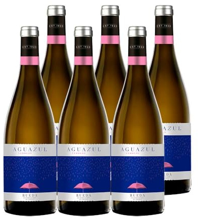 Aguazul Verdejo - Vino Blanco DO Rueda (6 Botellas x 750ml)