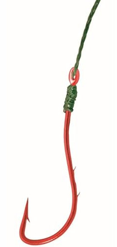 Balzer Camtec® Speci Haken, Aalhaken mit geflochtener Schnur, 60 cm