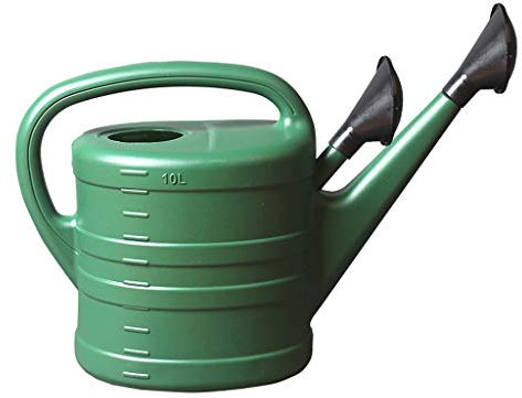 PHH hsj Regadera 10L de plástico. Gran regadera. Regaderas, regar el jardín, regar el hervidor. Alta Capacidad (Size : 2 Nozzle)