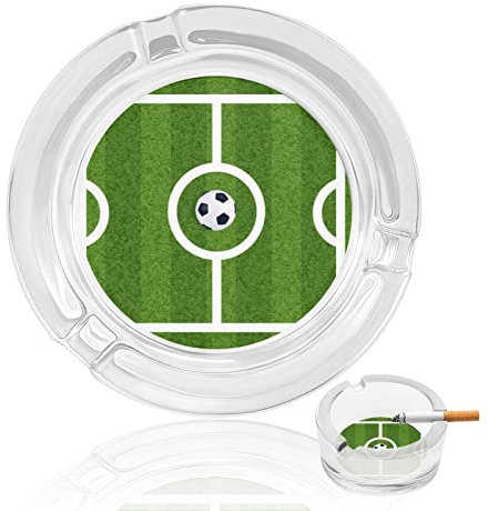 Aschenbecher Für Zigaretten Fußballplatz Grün Kristallglas Aschenbecher Rauchen Aschenbecherhalter Für Home Hotel Office Table Top