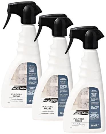 Aquam Detergente Pulitore Fughe Spray 500ml (3 Spray)