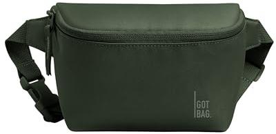 GOT BAG Bauchtasche Hüfttasche 2.0 aus Ocean Impact Kunststoff, Gürteltasche, wasserabweisend, stylische Umhängetasche mit verstellbarem Gurt, Algen, Standard-Größe, Hüfttasche