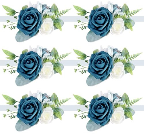 Künstliche Ansteckblume für Handgelenk, handgefertigt, Seidenblume, Dekoration, elegantes Hochzeitsaccessoire