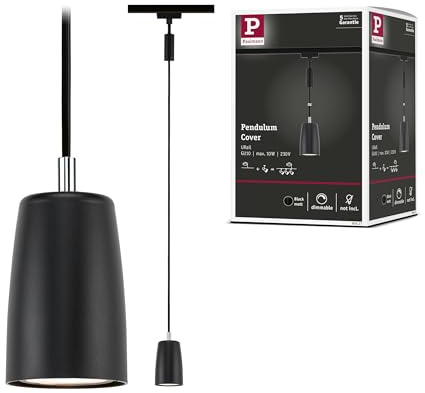 Paulmann 95627 URail Pendel Cover GU10 10W schwarz