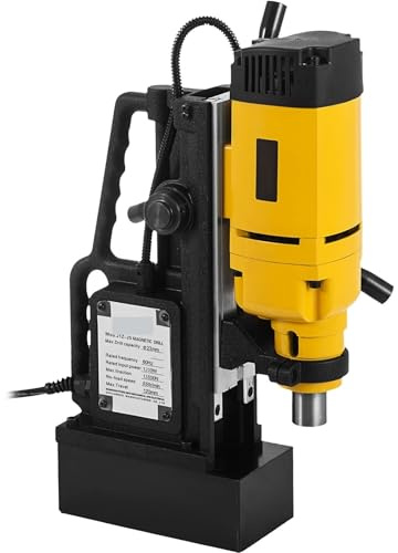 Bench Drill Press Pillar Drill Magnetic Drill Press 980W 1100W 1200W Electric Bench Drilling Rig Machine for Engineering Steel Structure MD40 MB23 BRM35(MB23)
