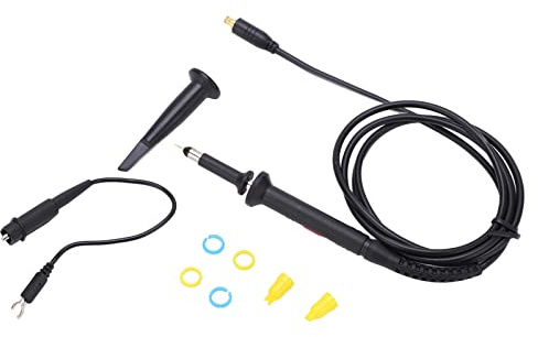 Oszilloskop Tastkopf MCX Anschluss - 200MHz Oszilloskop Probe, Dämpfungsverhältnis 1x/10x wählbar, langlebiges ABS, kompatibel mit digitalen & analogen Oszilloskopen, flexibel einsetzbar