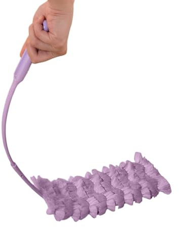 Spolverino per mobili – Spolverino con manico lungo per mobili imbottiti – Lavabile strumento per la pulizia della polvere per fornelli, divano, cucina, soggiorno, frigorifero, auto, camera da