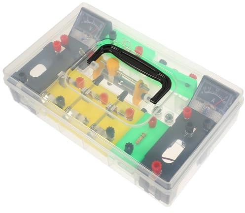ibasenice Physik Experimentierkasten Elektrizität Lernset für Schüler Ab Jahre Robustes Elektrik Bausatz mit Langlebigen Materialien Praktische Physik Lehrmittel für Zufällige Farbe
