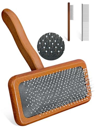 Angootao Dog Slicker Brush for Grooming & Shedding