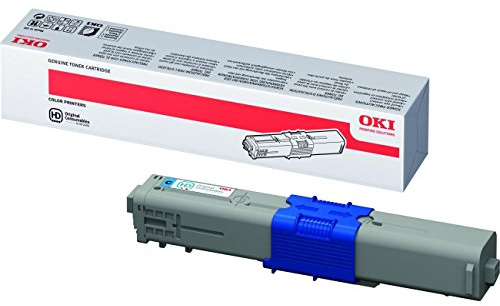 OKI tonerkassett för C310/C330/C510/C530 A4 färglaserskrivare – cyan