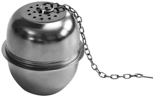 Fackelmann 49129 Boule à thé avec Coupe Acier Inoxydable Argent 4 x 4,5 cm